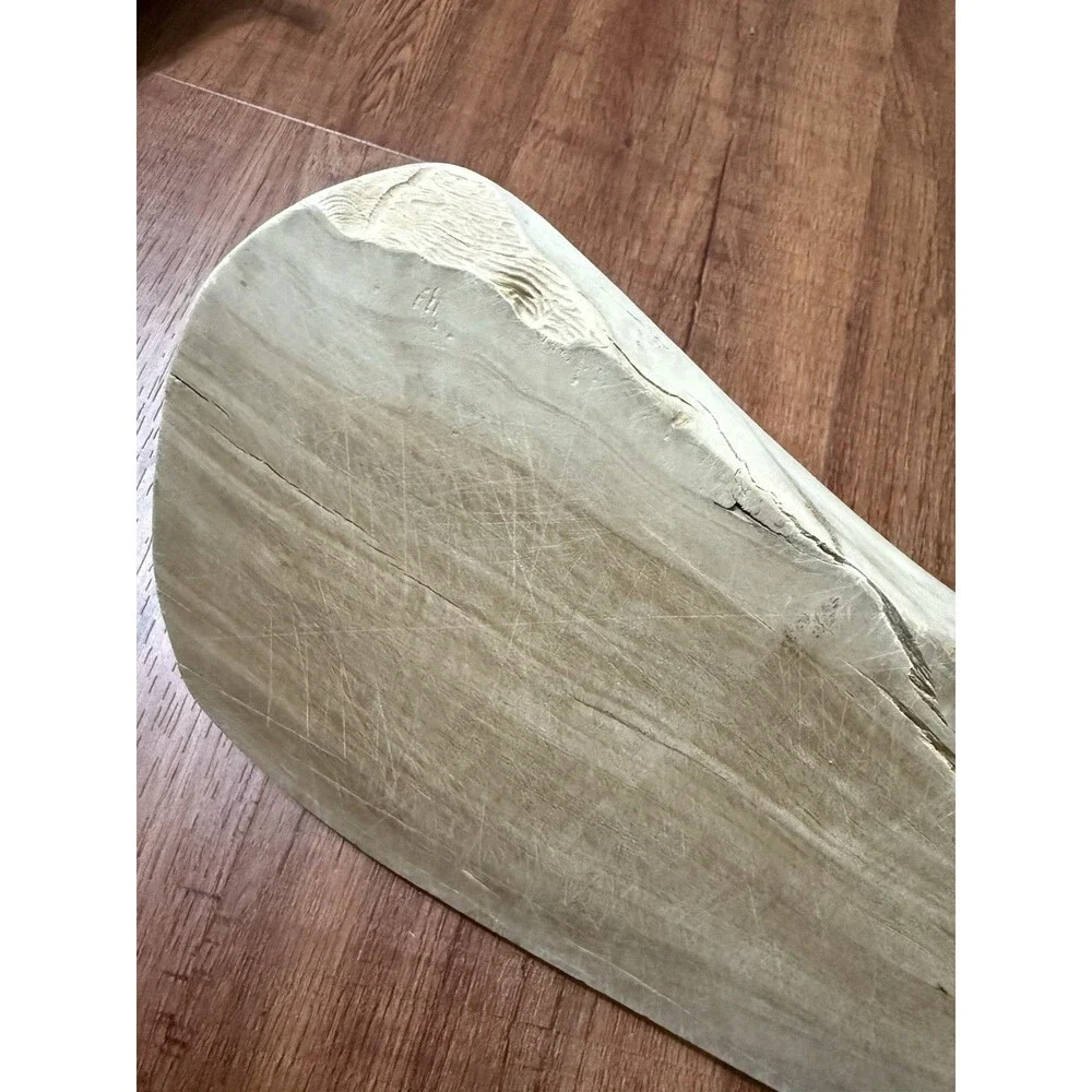 Vintage Wooden Handled Cutting Board Hang Hole Country Kitchen 15” L